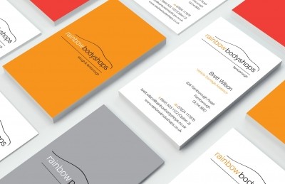 Rainbow Bodyshops (Farnborough), Business Cards